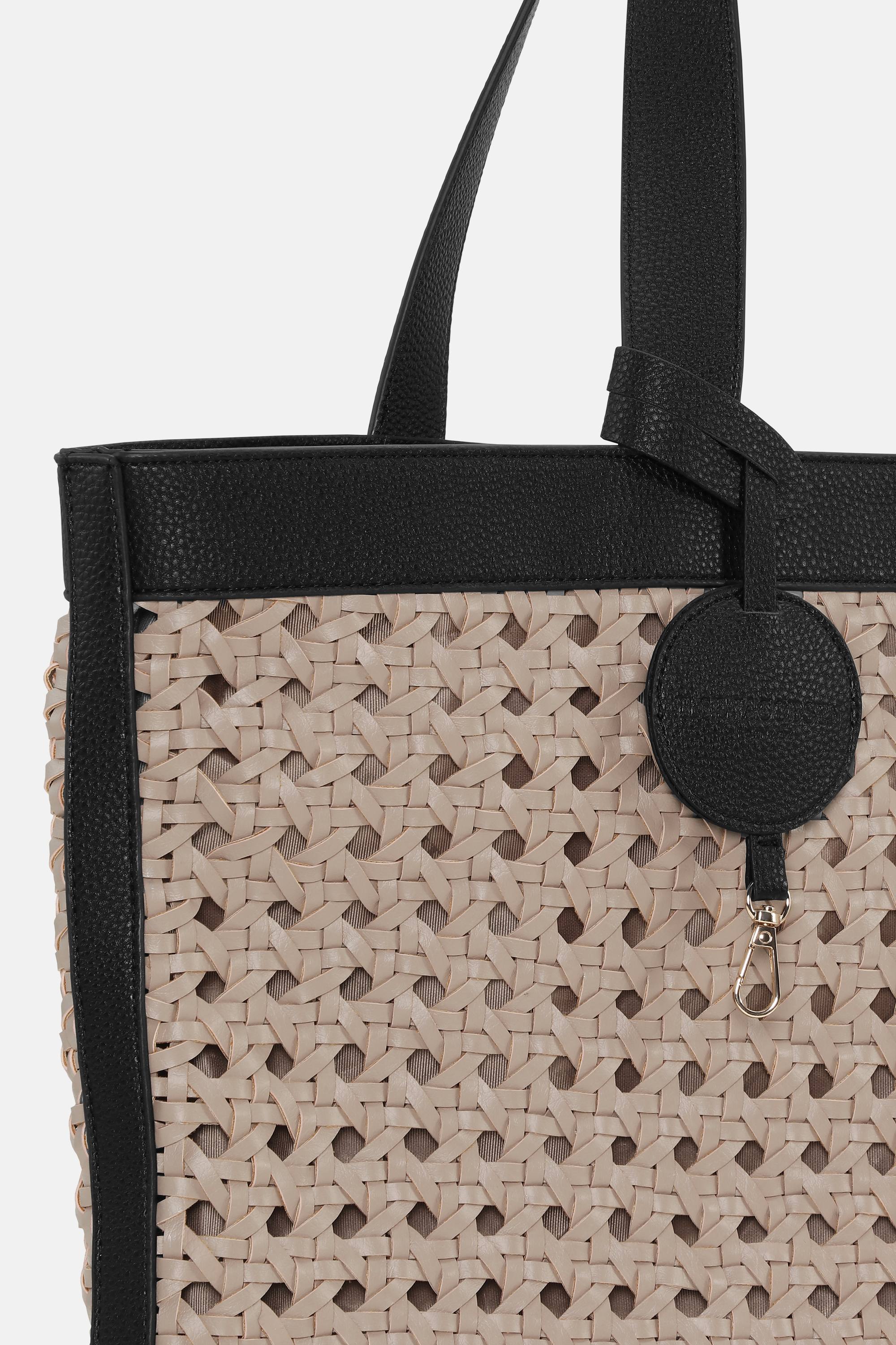 Large Beach Bag - Sand Pile Black